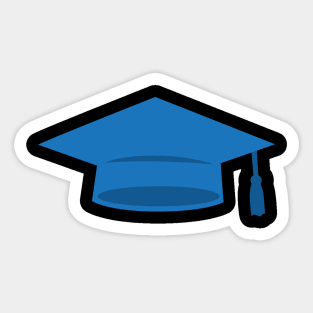 Party Black Graduation Cap Sticker
